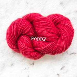 Rosabella...threads of pure luxury - PRIMA 5 - 25g skein - Poppy