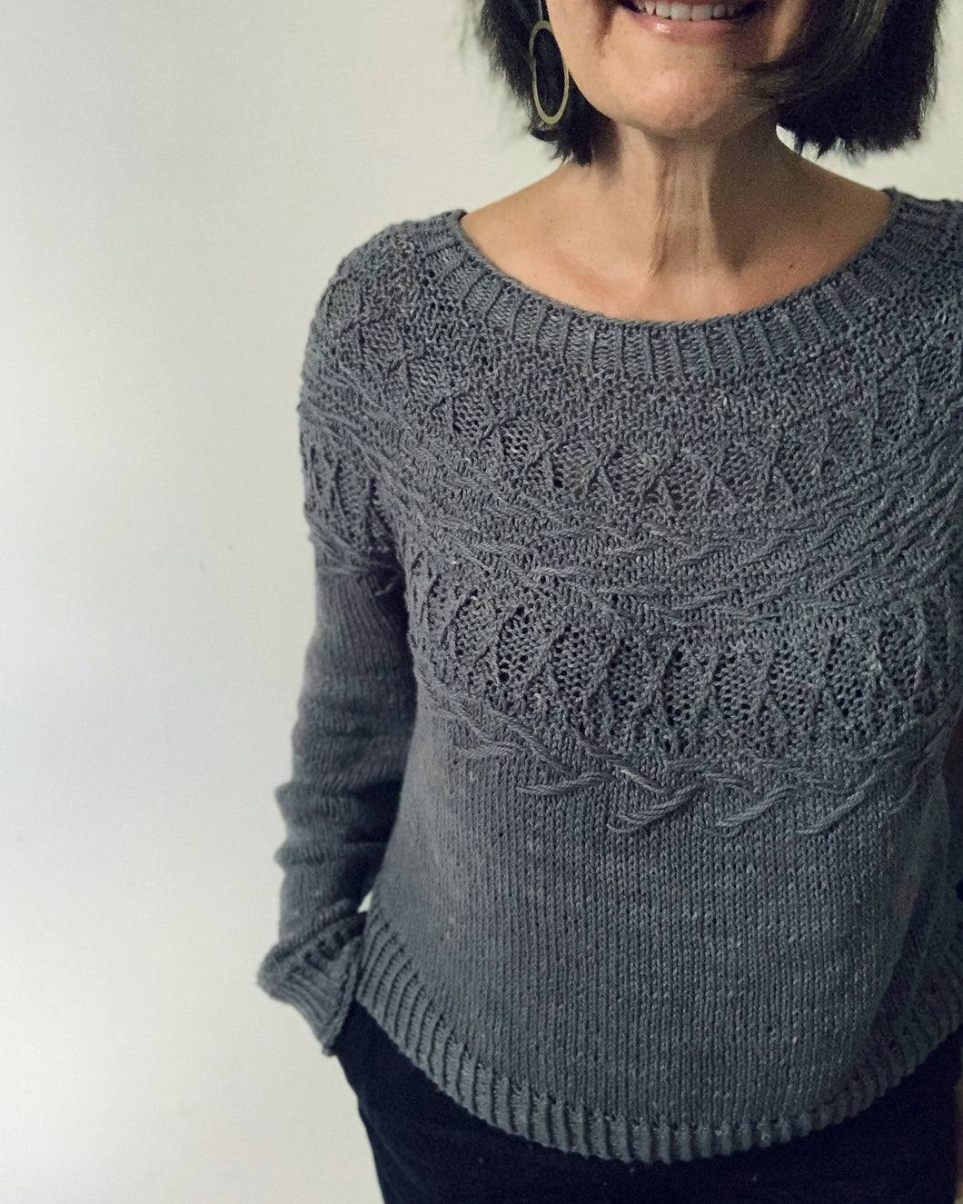 Oksa Sweater Pattern by Caitlin Hunter - Hard copy and PDF