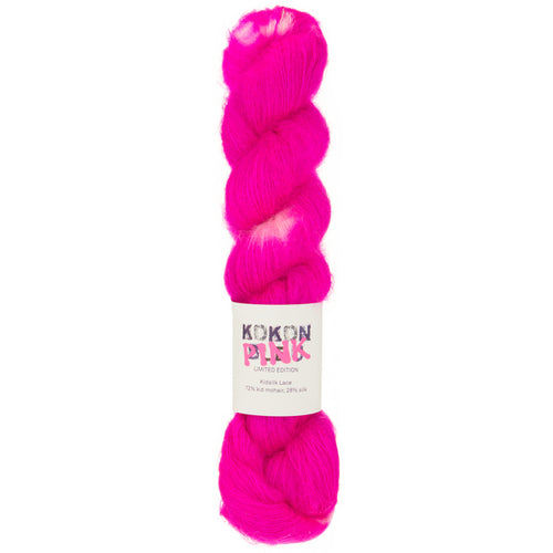 KOKON PINK - 2ply / Lace Weight Kidsilk - Tie Dye