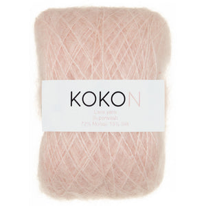 Shelly Pullover Kokon Kidsilk Lace Yarn Kit Sizes 1, 2 and 3 - Cotton Candy