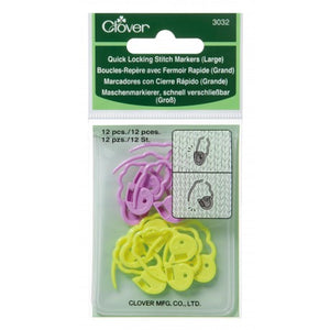 Clover Quick Lock Stitch Markers - Large