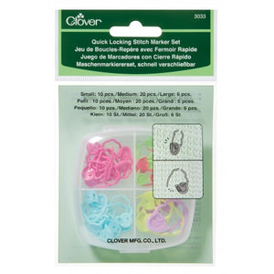 Clover Quick Lock Stitch Marker Set