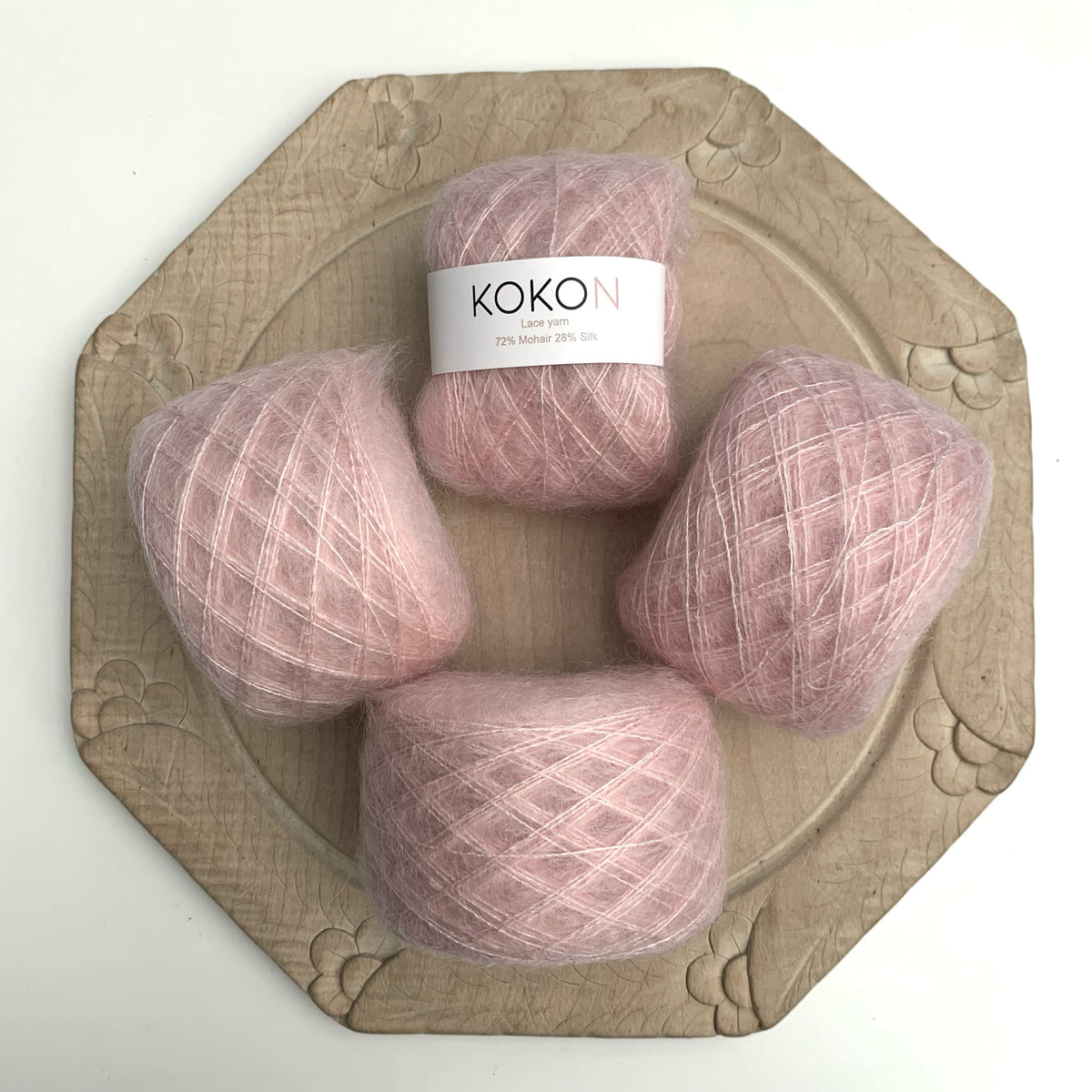 Shelly Pullover Kokon Kidsilk Lace Yarn Kit Sizes 1, 2 and 3 Cotton