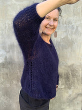 Noraneko Yarn Kit - Three Quarter Sleeve - Size 2, 3 & 4 - KOKON BLEU Semi Solid Indigo