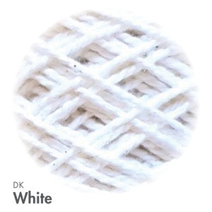 MoYa 100% Cotton DK - 50gram ball  - White (Solids)