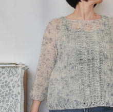 Noraneko Yarn Kit - Three Quarter Sleeve - Size 1 - KOKON BLEU Speckle