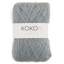 Shelly Pullover Kokon Kidsilk Lace Yarn Kit Sizes 4, 5 and 6 - Oxidized