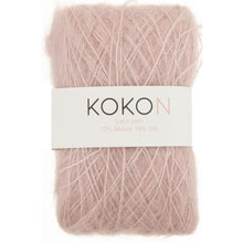 Shelly Pullover Kokon Kidsilk Lace Yarn Kit Sizes 4, 5 and 6 - Rose Gold