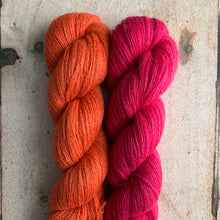 A.N.T. (A New Take) Hat Yarn Kit by Aimee DeBaun - Saffron and Sweet Kiss