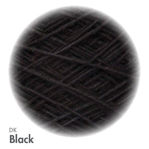 MoYa 100% Cotton DK - 50gram ball  - Black