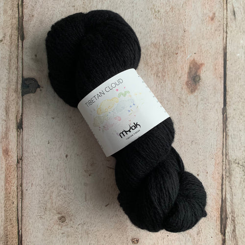 mYak Tibetan Cloud Wool - Black Petunia