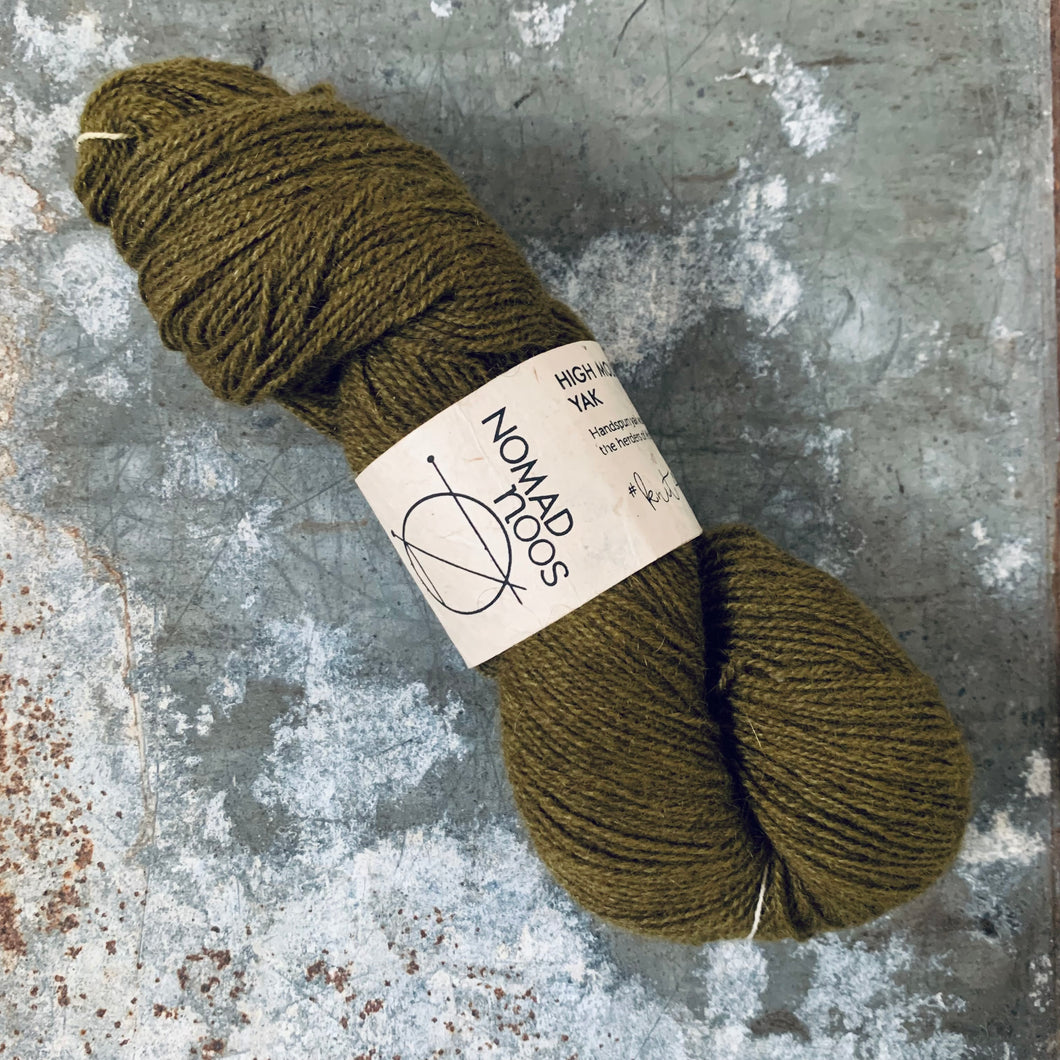 Nomad Noos - High Mountain Yak - Olive for pearls